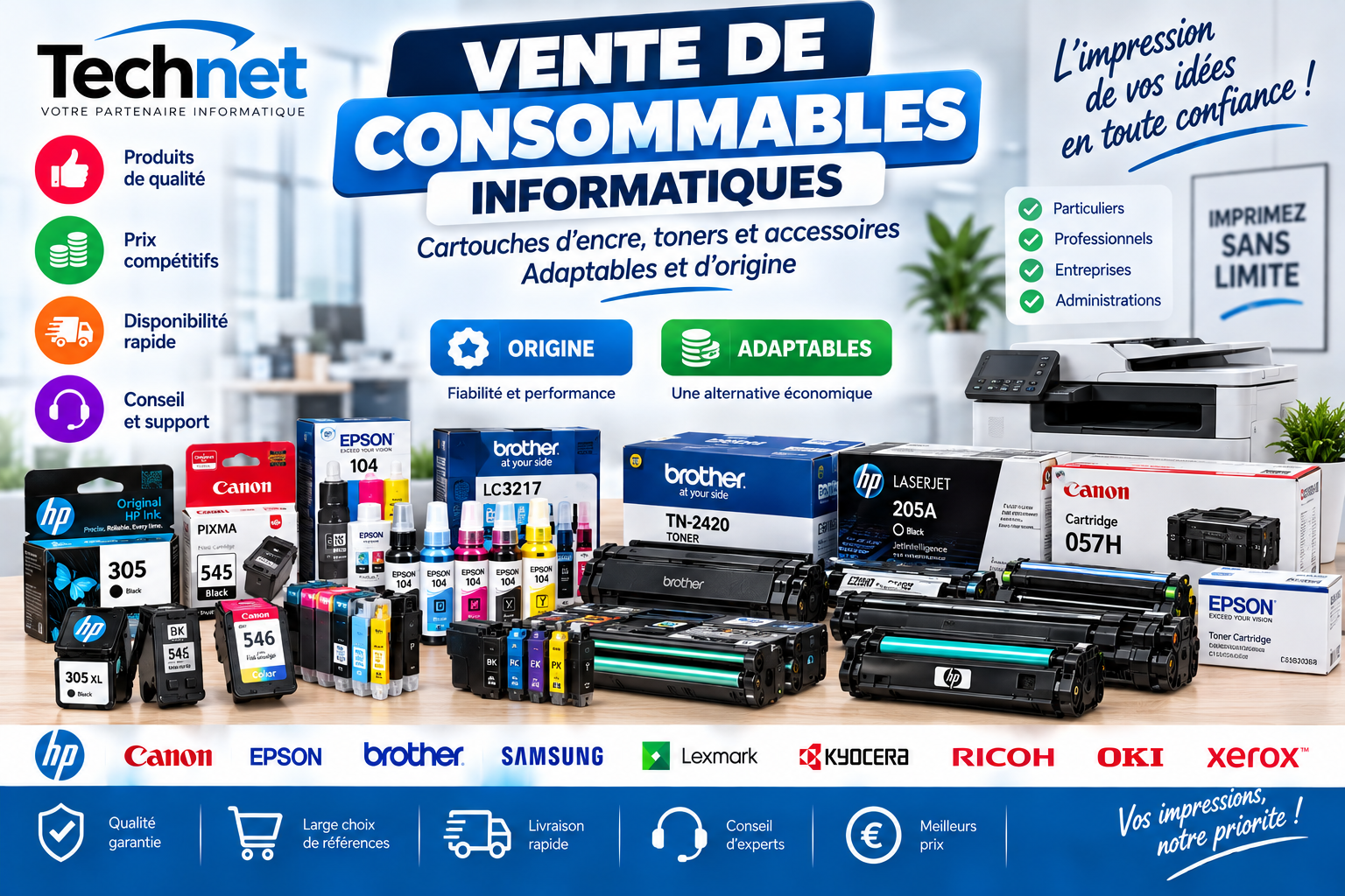 Vente Consommable Informaque