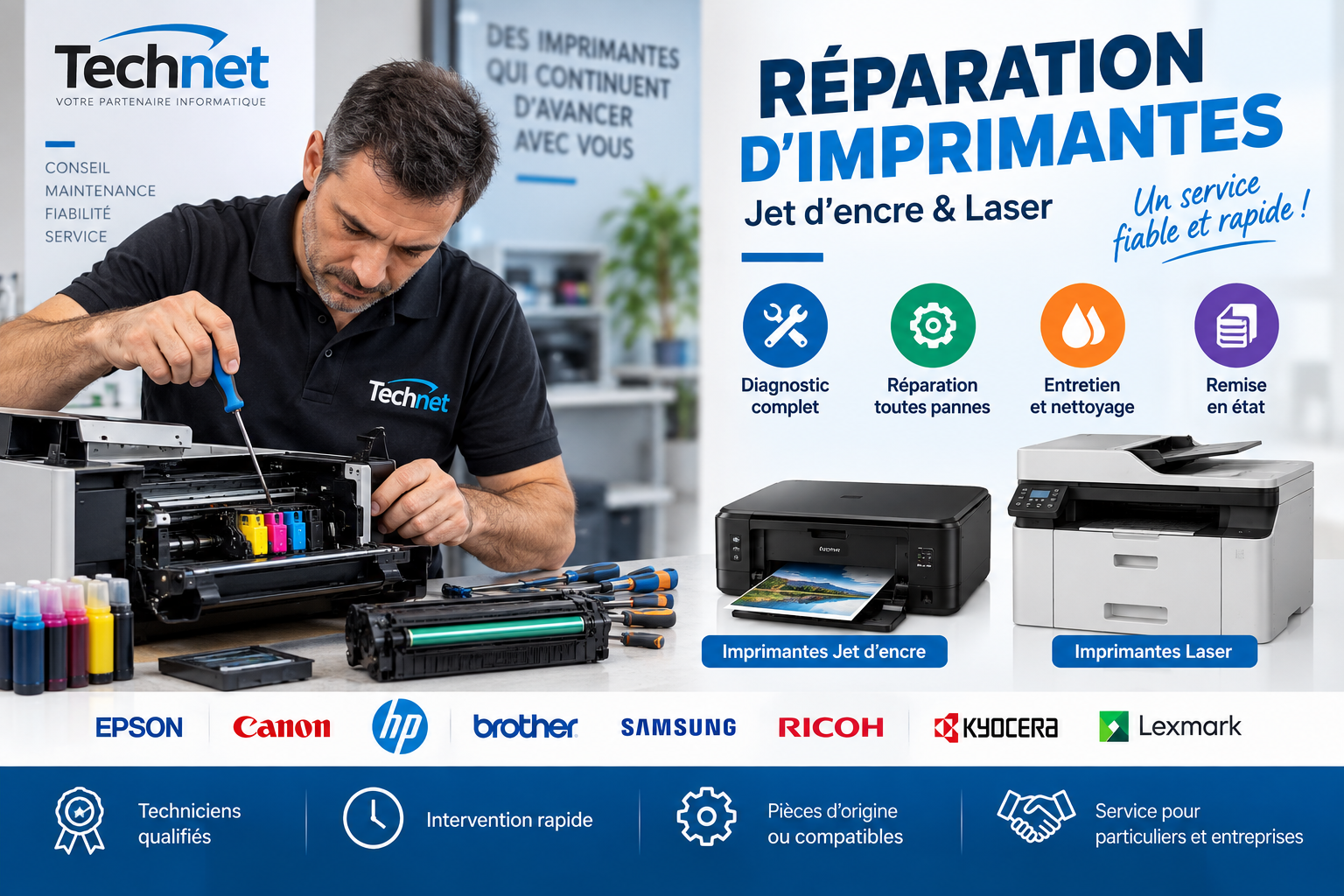 Réparation Imprimante